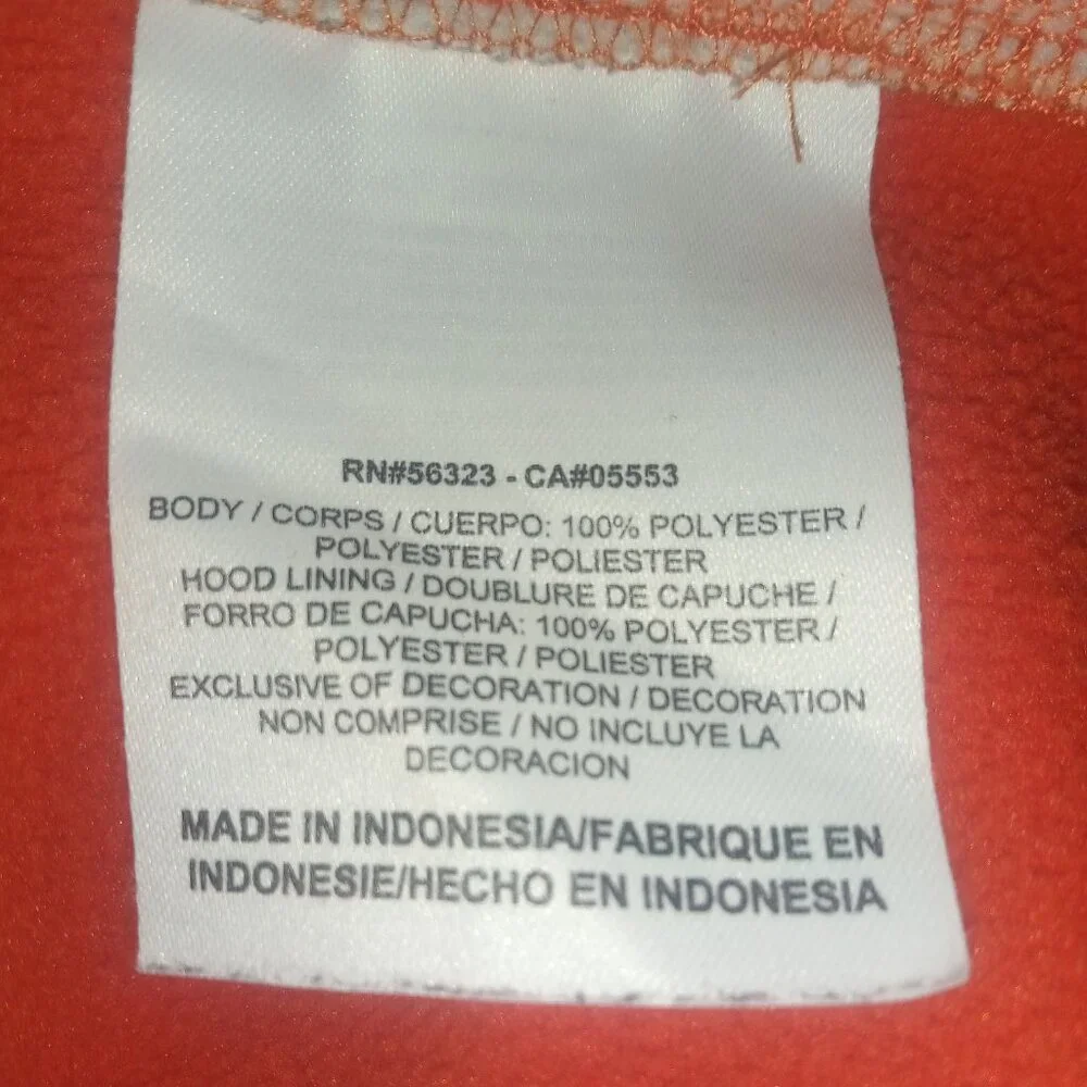 Nike Hoodie Men Size L Therma Fit Pullover Kangaroo Pocket Orange 465784-891